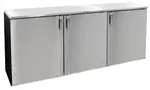 Glastender C1RL72 Back Bar Cabinet, Refrigerated