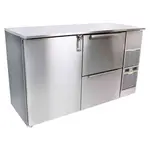 Glastender C2FB60 Back Bar Cabinet, Refrigerated