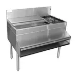 Glastender CBA-30R Underbar Ice Bin/Cocktail Station, Bottle Well Bin