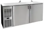 Glastender CP1FL60 Back Bar Cabinet, Refrigerated, Pass-Thru