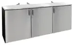 Glastender CP1RL72 Back Bar Cabinet, Refrigerated, Pass-Thru