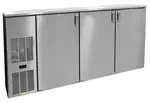 Glastender CS1FB72 Back Bar Cabinet, Refrigerated
