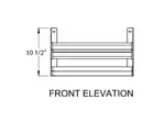 Glastender DSR-33 Speed Rail / Rack