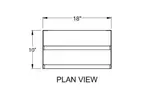 Glastender DSR-39 Speed Rail / Rack