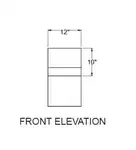 Glastender DWB-12 Underbar Add-On Unit