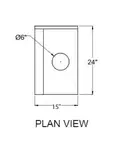 Glastender DWB-15L Underbar Add-On Unit