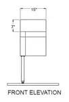 Glastender DWB-15L Underbar Add-On Unit