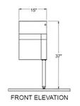 Glastender DWB-15R Underbar Add-On Unit