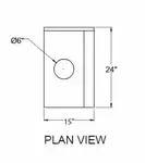 Glastender DWB-15R Underbar Add-On Unit