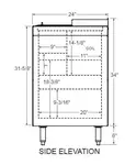 Glastender MF36-B Glass Froster