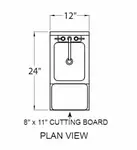 Glastender MFS-12 Underbar Sink Units