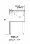 Glastender MFT-20 Underbar Sink Units