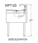 Glastender MFT-20 Underbar Sink Units