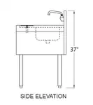 Glastender MRS-12 Underbar Sink Units