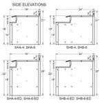 Glastender SHA-4-ED Underbar Add-On Unit