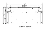 Glastender SHP-4-ED Underbar Add-On Unit