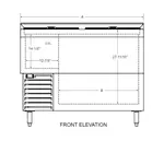 Glastender ST36-B Bottle Cooler