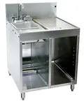 Glastender SWB-24L-C Underbar Waste Cabinet, Wet & Dry