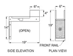 Glastender TCA Underbar Add-On Unit