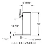 Glastender WT-10-SS Draft Beer / Wine Dispensing Tower