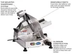 Globe C12 Food Slicer, Electric