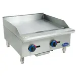 Globe C24GG Griddle, Gas, Countertop