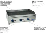 Globe C36CB-SR Charbroiler, Gas, Countertop