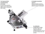 Globe G10 Food Slicer, Electric