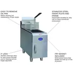 Globe GF15G Fryer, Gas, Countertop, Full Pot