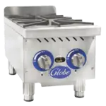 Globe GHP12G Hotplate, Countertop, Gas