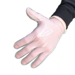 Gloves, Large, Clear, Vinyl, Powder Free, (100/Box) Number One GLOVES-PFV-L