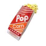 GOLD MEDAL Popcorn Bags, 1 oz, Red/White/Orange, Paper, Disposable, (1000/Case), Gold Medal 2053