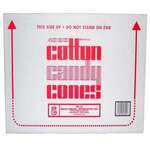 GOLD MEDAL Cotton Candy, 14" x 20.2", White, Paper, Floss Cones, (1000/Pack), Gold Medal 3021