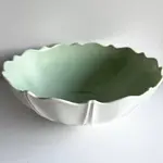 Ardous Trading Green Bowl, Oyster Reactive, (6/case), Anchor Hocking L6100000737