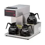 Grindmaster-Cecilware CPO-3RP-15A Coffee Brewer for Glass Decanters
