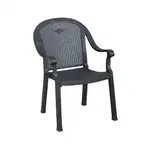 Grosfillex 99720002 Chair, Armchair, Stacking, Outdoor