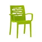 Grosfillex US118152 Chair, Armchair, Stacking, Outdoor
