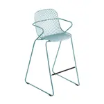 Grosfillex US139711 Bar Stool, Stacking, Outdoor