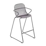 Grosfillex US139713 Bar Stool, Stacking, Outdoor