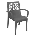Grosfillex US203002 Chair, Armchair, Stacking, Outdoor