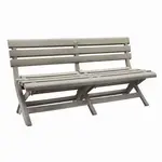 Grosfillex US449181 Bench, Outdoor, Folding