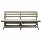 Grosfillex US449181 Bench, Outdoor, Folding