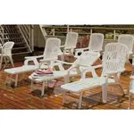 Grosfillex US658004 Chair, Armchair, Stacking, Outdoor