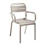 Grosfillex UT115181 Chair, Armchair, Stacking, Outdoor