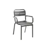 Grosfillex UT511002 Chair, Armchair, Stacking, Outdoor