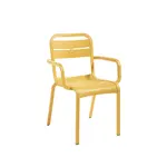 Grosfillex UT511737 Chair, Armchair, Stacking, Outdoor
