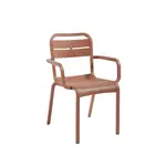 Grosfillex UT511814 Chair, Armchair, Stacking, Outdoor
