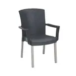 Grosfillex UT903002 Chair, Armchair, Stacking, Outdoor