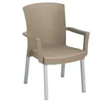 Grosfillex UT903181 Chair, Armchair, Stacking, Outdoor