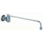 GSW INC Wok Range Automatic Faucet, 3/8" NPT, 14" Spout, Chrome Plated Brass, Lead Free, GSW AA-510G